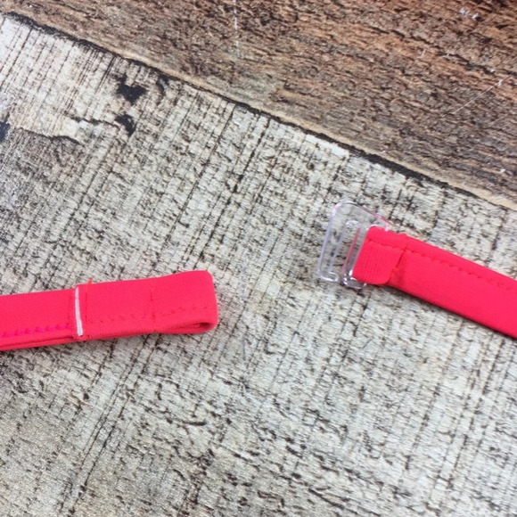 Bare Assets Coral Pineapple Halter Bikini Top Womens Large Padded Swimwear - Picture 10 of 11